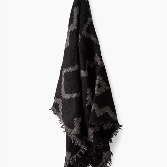 Like new Aritiza Diamond Mosaic Blanket Scarf blanket - Picture 7 of 7